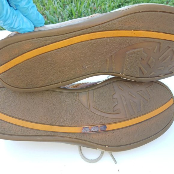 Timberland Men's  Size 10.5 Brown Genuine Leather Shoes - Picture 8 of 10